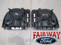 06 & 07 Super Duty F250 F350 F450 F550 OEM Ford LH & RH Head Lamp Light PAIR NEW