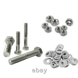 1/4 5/16 3/8 7/16 1/2 Unf Hex Bolts Nuts Washers Part Threaded Stainless Steel