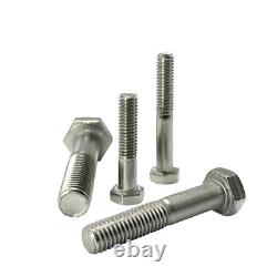 1/4 5/16 3/8 7/16 1/2 Unf Hex Bolts Nuts Washers Part Threaded Stainless Steel