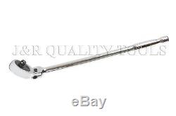 1/4 Drive x 11 Long Extra Long Flexible Head Ratchet Quick release