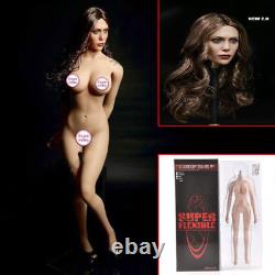 1/6 Elizabeth Olsen Scarlet Head Sculpt TBLeague Female Large Breast Body S09C