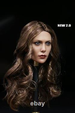 1/6 Elizabeth Olsen Scarlet Head Sculpt TBLeague Female Large Breast Body S09C