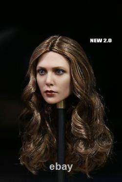 1/6 Elizabeth Olsen Scarlet Head Sculpt TBLeague Female Large Breast Body S09C