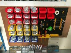 1,830 PIECE M8, M10, & M12 NUT + BOLT + WASHER WORKSHOP ASSORTMENT Plastic Bins