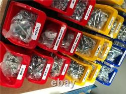 1,830 PIECE M8, M10, & M12 NUT + BOLT + WASHER WORKSHOP ASSORTMENT Plastic Bins