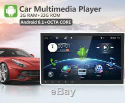 10.1 Double DIN Android 9.0 Head Unit Car Stereo GPS SAT NAV DAB+ Radio OBD2 FM