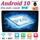 10.1 Ips Android 10.0 2 Din Car Radio Stereo Gps Head Unit Obd Dab Aux 4gb+64gb