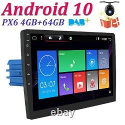 10.1 IPS Android 10.0 2 DIN Car Radio Stereo GPS Head unit OBD DAB AUX 4GB+64GB