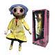 10 Coraline Doll Raincoat Poseable Replica Prop Toy Rain Coat Neil Gaiman Neca