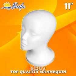 12PCS 11STYROFOAM FOAM MANNEQUIN MANIKIN head wig display hat glasses