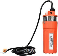 12V 70M Head Submersible Deep Well Solar Bore Water Pump Self-priming w Battery