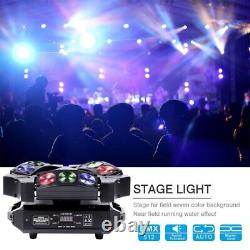 135W RGB 9 LED Moving Head Stage Lighting Spider Beam DMX DJ Disco Party Lights