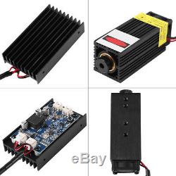 15W Laser Head Engraving Module with TTL 450nm Blu-ray Wood Marking Cutting Tool