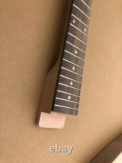 1Set guitar Kit Guitar neck 22fret Guitar Body Banana Head Dot Inlay Set in Heel