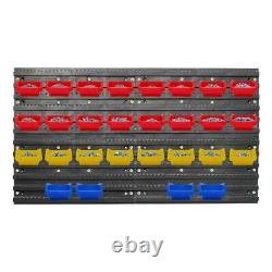 2,650 PIECE M4 M5 M6 & M8 NUT + BOLT + WASHER WORKSHOP ASSORTMENT Plastic Bins