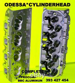 2 New Gm Procomp Bbc Chevy Aluminum Cylinder Heads 396 427 454 No Core