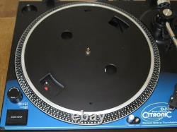 2 x Citronic PD-1 direct-drive DJ turntable with brand-new head PAIR