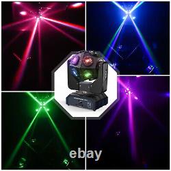 200W Moving Head 12 LED Rotating Beam DMX Stage Light RGBW DJ Disco Party Club