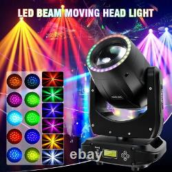 200W Moving Head Stage Light 16CH LED ZOOM Beam RGB Gobo 6+12Prism DMX DJ Light