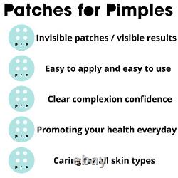 24 Acne Pimple Blemish Spot Zit Skin Treatment Absorbing Hydrocolloid Patches