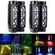 2pc 80w 8-leds Rgbw Led Stage Spider Moving Lights Lighting Head Dmx Disco Party
