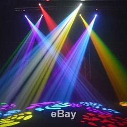 2PCS 30W Stage Lighting Spot GOBO RGBW LED Moving Head DMX Disco DJ Party Lights