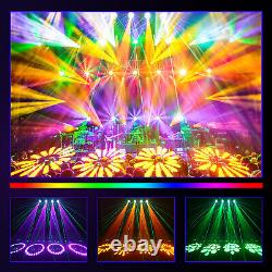 2PCS 80W Moving Head Light Rotatable Gobo Beam Light Aperture Effect Wedding DJ