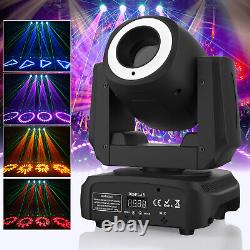 2PCS 80W Moving Head Light Rotatable Gobo Beam Light Aperture Effect Wedding DJ