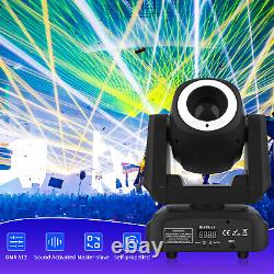 2PCS 80W Moving Head Light Rotatable Gobo Beam Light Aperture Effect Wedding DJ