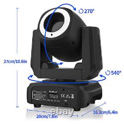 2PCS 80W Moving Head Light Rotatable Gobo Beam Light Aperture Effect Wedding DJ