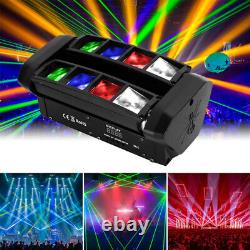 2Pcs 180W LED Spider Moving Head Stage Lighting RGBW Beam DMX Party DJ Light