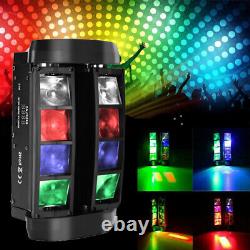 2Pcs 180W LED Spider Moving Head Stage Lighting RGBW Beam DMX Party DJ Light