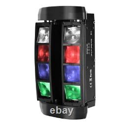 2Pcs 180W LED Spider Moving Head Stage Lighting RGBW Beam DMX Party DJ Light