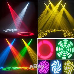 2Pcs 60W RGBW LED Moving Head Stage Light DMX 512 DJ Club Disco Party Light USA
