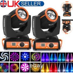 2X 7R 230W Beam Sharpy Moving Head Light, 17 Gobos RGBW Stage Lights DMX 16CH