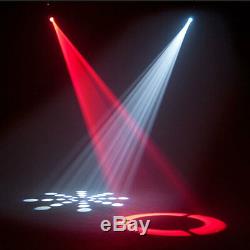 2x 30W Spot GOBO LED RGBW Stage Lighting Moving Head DMX512 Disco DJ Party Light