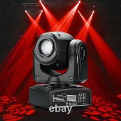 2x 60W RGBW Stage Lighting Spot GOBO LED Moving Head DMX512 Disco DJ Party Light