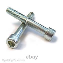 3/16 1/4 5/16 3/8 Unc Zinc Plated Steel 12.9 Zinc Socket Cap Allen Bolts