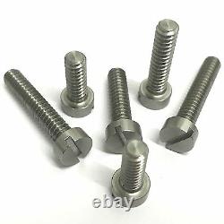 3/16 BSW Cheese head Screws 303 Stainless Steel Slotted Cheeseheads