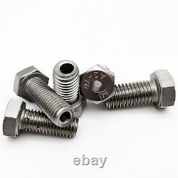 304 Stainless Steel Hex Head Bolts Cap Hollow Screws M4 M5 M6 M8 M10 M12 M14 M16