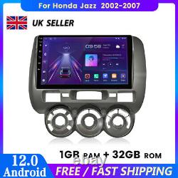 32G Android12 Head Unit For Honda Jazz 2002-2007 Car Radio GPS SAT NAV WIFI DAB+