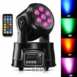 4PCS 105W RGBW Beam Moving Head Stage Lighting LED Wash DJ DMX Disco Party Lamp