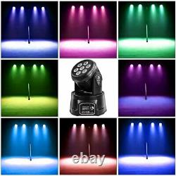 4PCS 105W RGBW Beam Moving Head Stage Lighting LED Wash DJ DMX Disco Party Lamp