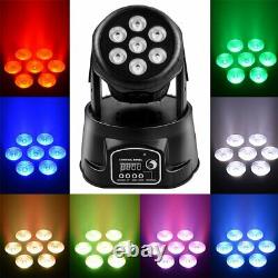 4PCS 105W RGBW Beam Moving Head Stage Lighting LED Wash DJ DMX Disco Party Lamp