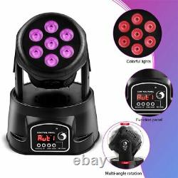 4PCS 105W RGBW Beam Moving Head Stage Lighting LED Wash DJ DMX Disco Party Lamp