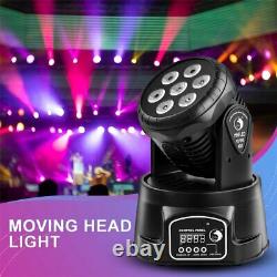 4PCS 105W RGBW Beam Moving Head Stage Lighting LED Wash DJ DMX Disco Party Lamp