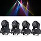 4pack 70w Rgbw Spot Led Stage Lighting Moving Head Dmx Sound Active Show Light