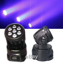 4Pack 70W RGBW Spot LED Stage Lighting Moving Head DMX Sound Active Show Light
