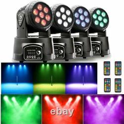 4X 105W RGBW Beam Moving Head Stage Lighting LED Wash DJ DMX Disco Party Lamp