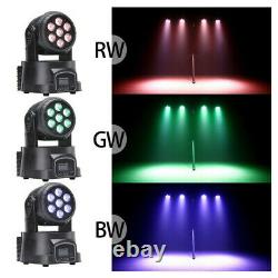 4X 105W RGBW Beam Moving Head Stage Lighting LED Wash DJ DMX Disco Party Lamp